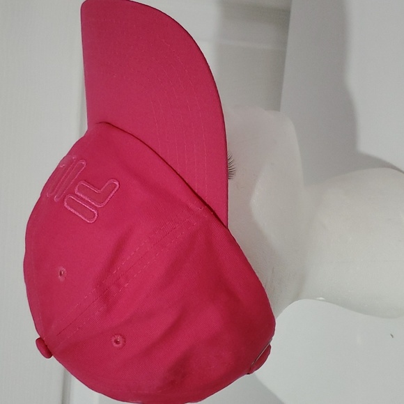 FILA HOT PINK ADJUSTABLE BASEBALL CAP HAT - Picture 2 of 7